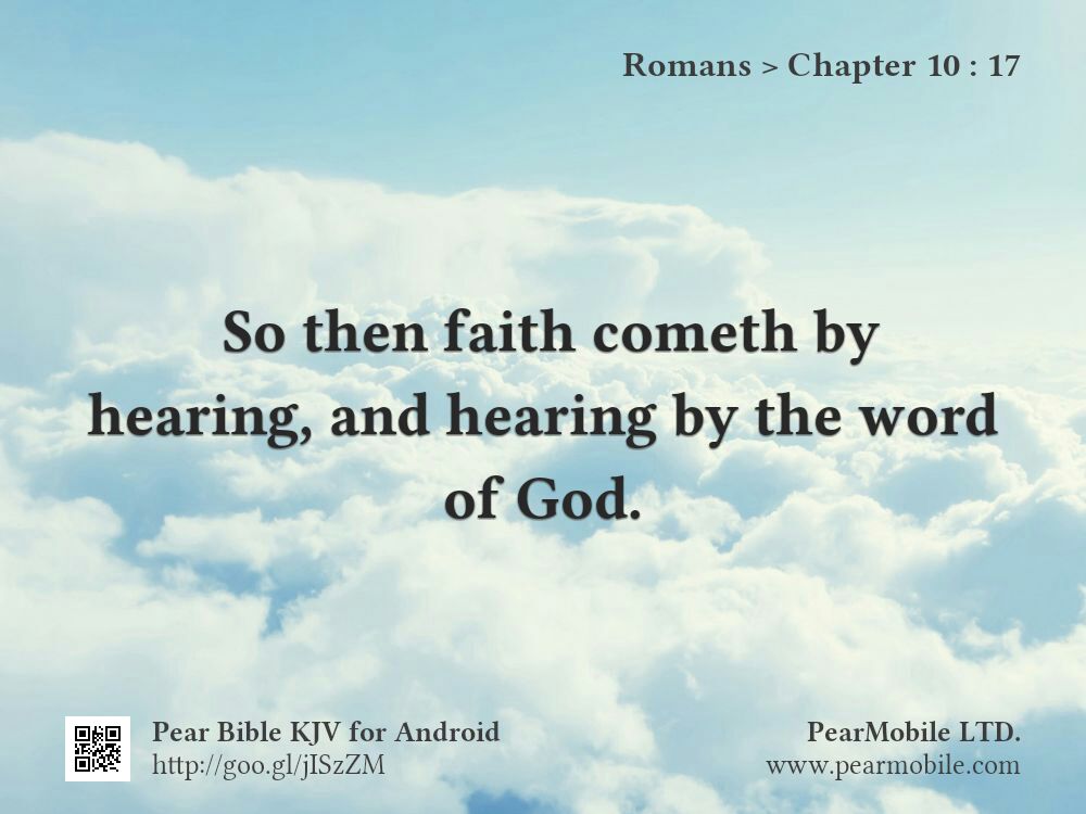 Romans, Chapter 10:17